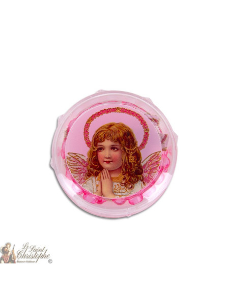 Chapelet Ange protecteur avec sa boite cadeau