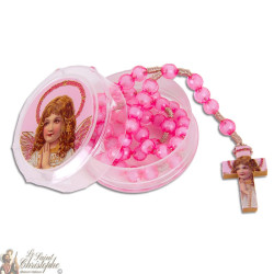 Schutzengel Rosenkranz mit Geschenkbox