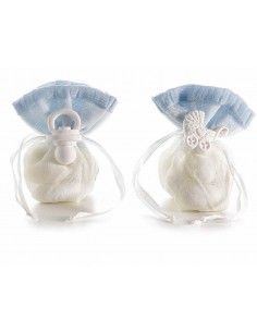 Borsa rivestita di zucchero con bella ceramica - poliestere blu