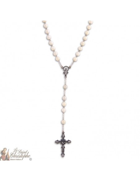 Rhondonite Rosary - silver 925