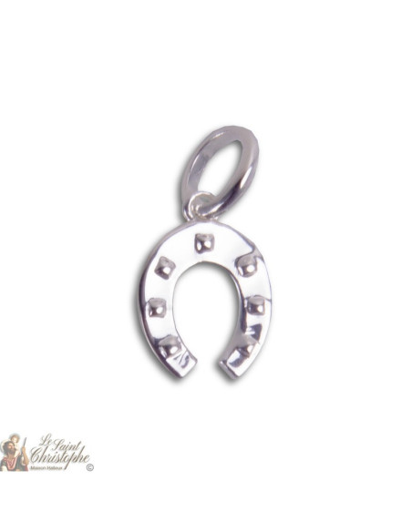 Glückshufeisen-Anhänger - Echtes Silber 925er Silber
