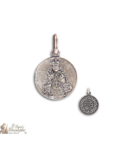 Medaglia del Piccolo Gesù di Praga in metallo