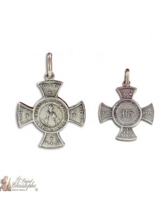 Pendentif croix du Petit Jésus de Prague