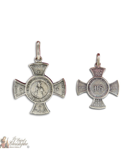 Pendant cross of the Little Jesus of Prague