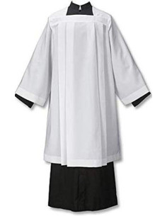 Wit ritssluiting blad - Polyester