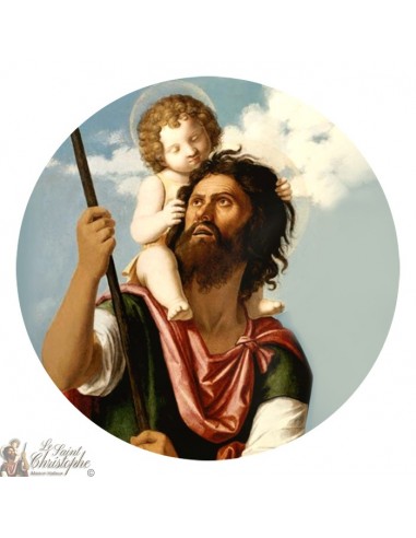 Stickers Heilige Kristoffel - 10 cm