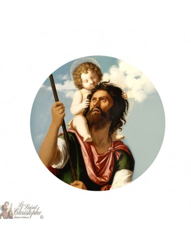 Stickers St. Christopher  - 5 cm