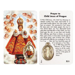 Banneux medal card N.D prayer