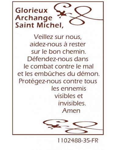 Medaglia all'Angelo Custode - Preghiera