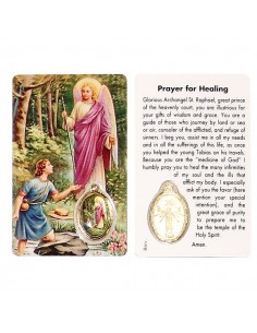 Medal card to St. Peregrine - prayer