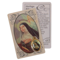 Medal card to Saint Raphael - prayer