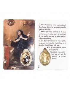 Medaglia di medaglia a Santa María Maddalena - preghiera