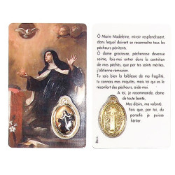 Medaillenkarte für Heilige Maria Madeline - Gebet