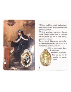 Medalla a Santa María Magdalena - oración
