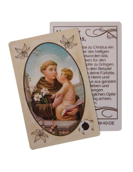 Tarjeta de medalla con ángel protector