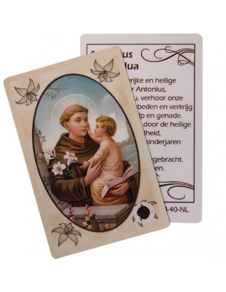 Carte médaille avec Ange protecteur