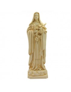 Estatua en Santa Teresa de Lisieux Polvo de mármol 22 cm