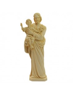 Estatua de San José polvo de mármol 22 cm
