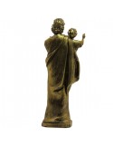 Statue à Sainte Thérèse de Lisieux poudre de Marbre couleur bronze