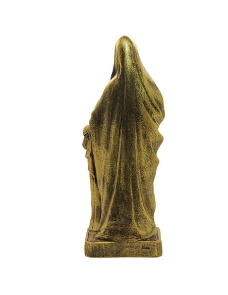 Estatua Virgen Milagrosa Mármol Milagroso polvo color bronce