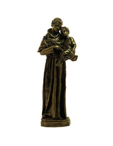 Standbeeld in Sint Anna marmerpoeder bronskleurig