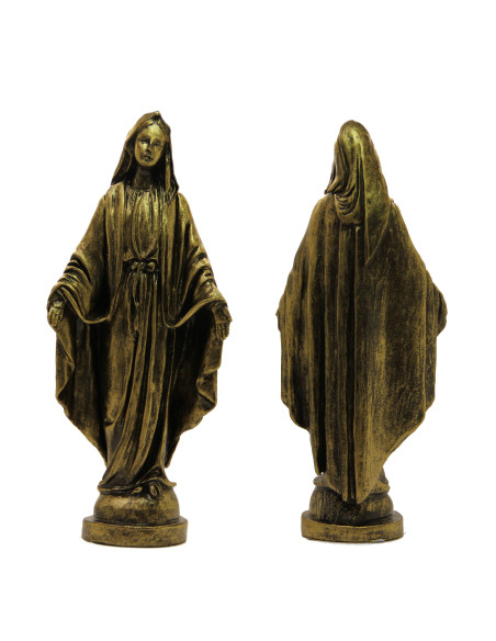 Statue Christus Barmherziger Marmor Pulver Bronze Farbe