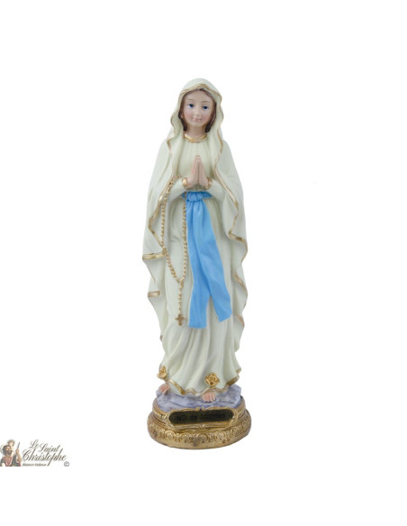 Our Lady of Lourdes - phosphorescent statue - 22 cm