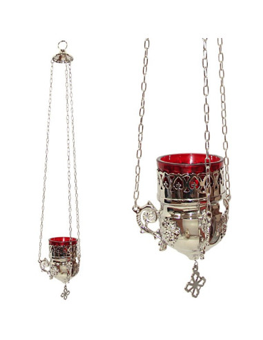 Greek silver lamp - wall lamp