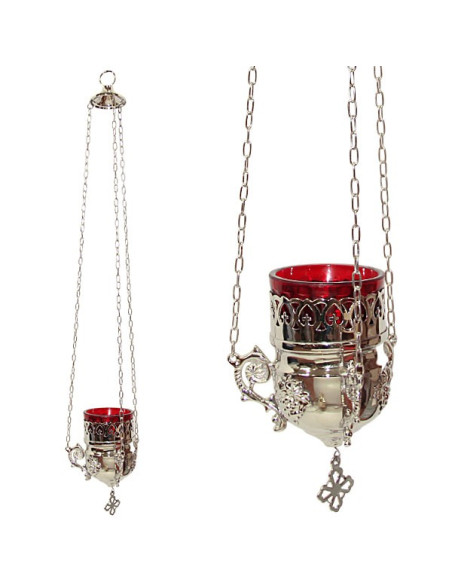 Greek silver lamp - wall lamp