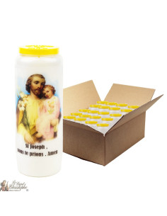Velas de Novena San José - 20 piezas