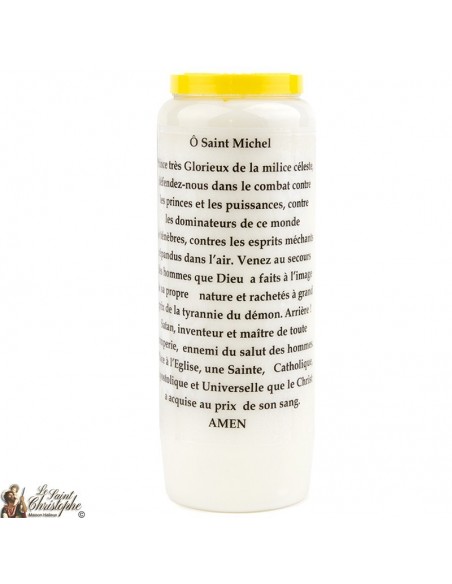 Saint Michel Novena Candles - Model 1 - 20 pieces