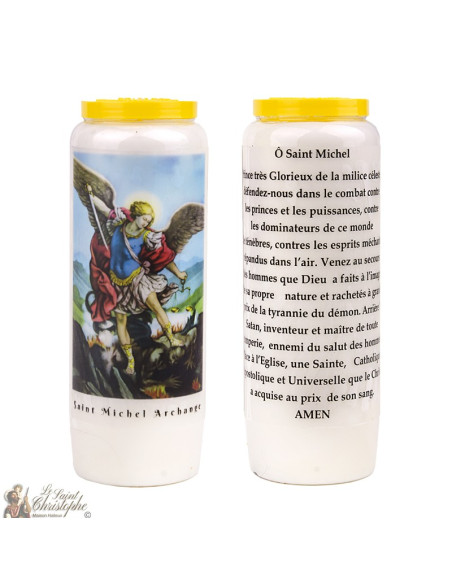 Bougies de Neuvaine Saint Michel - Modèle 2 - 20 pièces