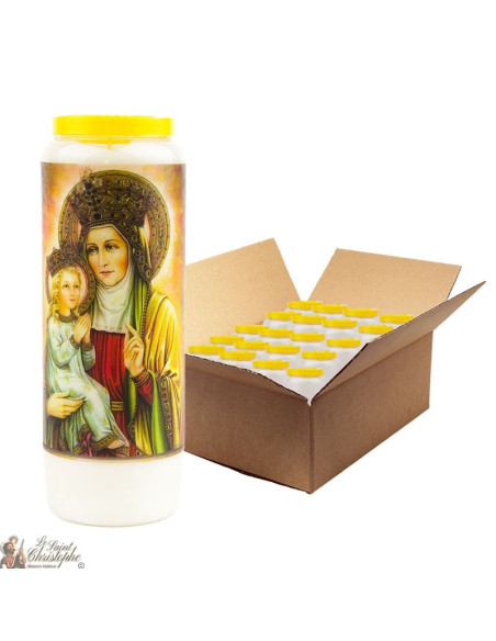 Candele Sainte Anne Novena - 20 pezzi