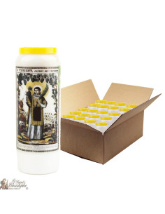 Saint Vincent Novena Candles - 20 pieces
