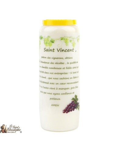 Candele Saint Vincent Novena - 20 pezzi