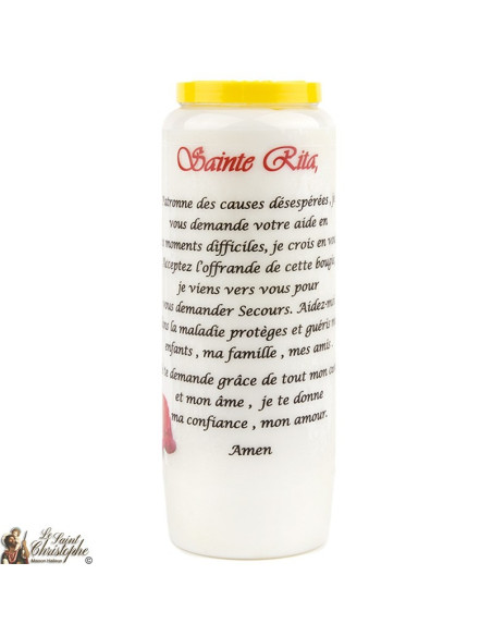 Candele Santa Rita Novena - Modello 1 - 20 pezzi