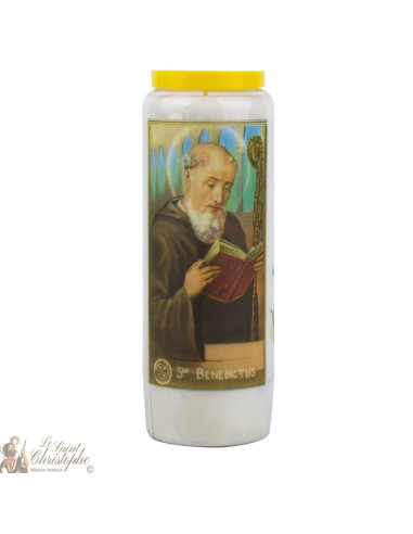 Velas de Novena de San Benito - Modelo 2 - 20 piezas