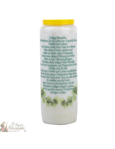 Velas de Novena de San Benito - Modelo 2 - 20 piezas