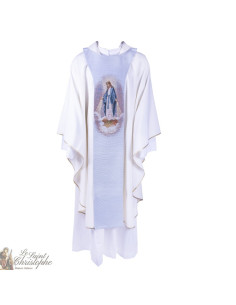 Tapiz de la Virgen Milagrosa Escapular de duendes