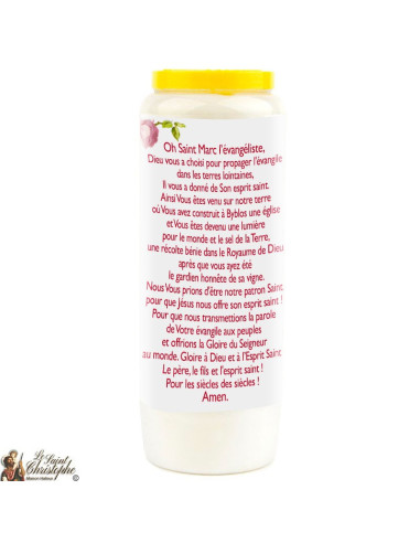 Novena candle to Saint Mark