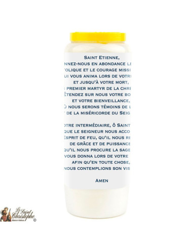 Novena candles for Saint Stephen - 20 pieces