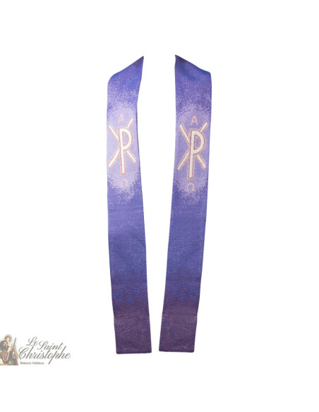 Cruz de sacerdote robada bordada en goblin púrpura