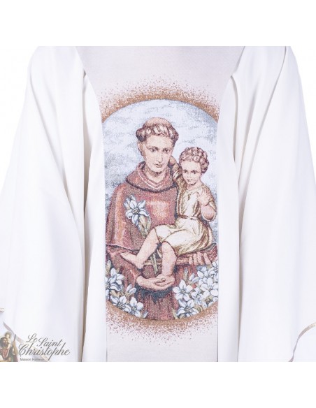 Scapulaire de Saint Antoine - gobelin tapisserie