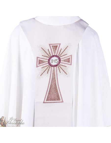 Skapulier des barmherzigen Christus - Gobelin-Kreuz