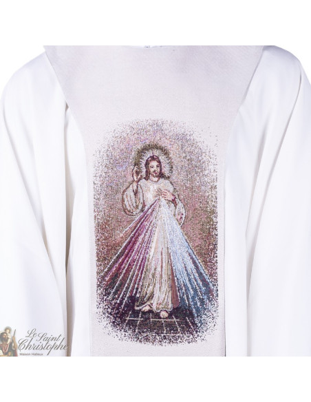 Escapulario del Cristo Misericordioso - cruz de duende de tapiz