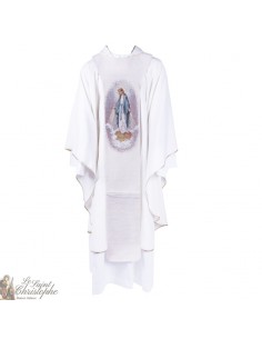 Tapiz de la Virgen Milagrosa Escapular de duendes