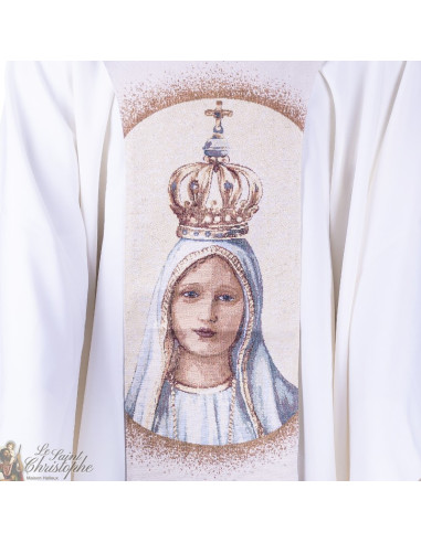 Scapolare la Madonna di Fatima arazzo goblin