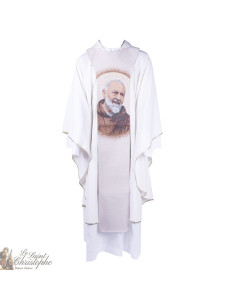 Scapulaire Padre Pio gobelin tapisserie