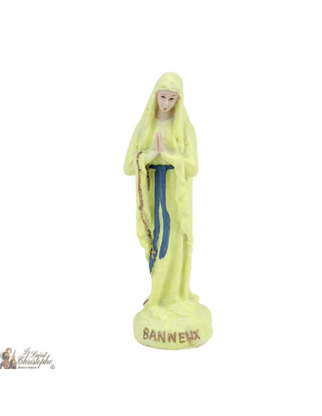 Estatua de la Virgen de los Pobres de Banneux N.D - Fluorescente