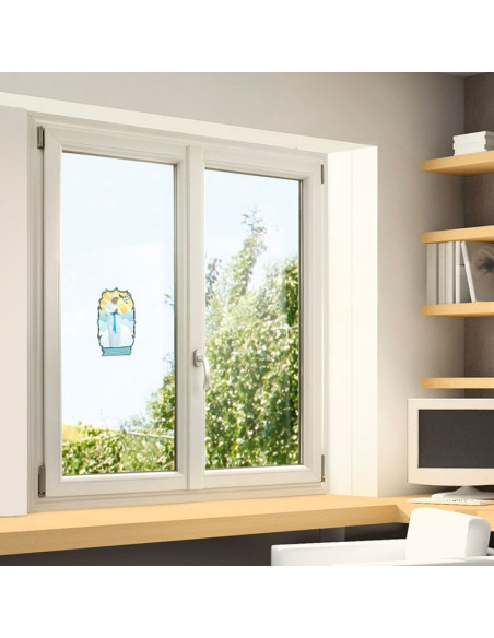 Sticker Maagd van de Armen van Banneux N.D. - 2 - statisch venster